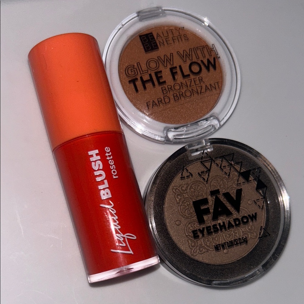Bronzer and FAV Eyeshadow & Liquid Blush Bundle NEW